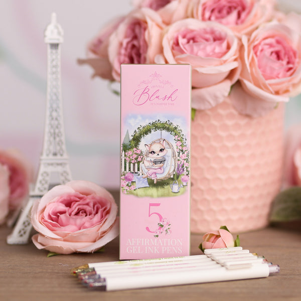 Affirmation Gel Pens - Blush The Fox