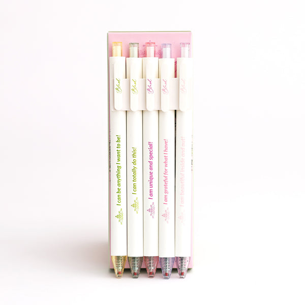 Affirmation Gel Pens - Blush The Fox