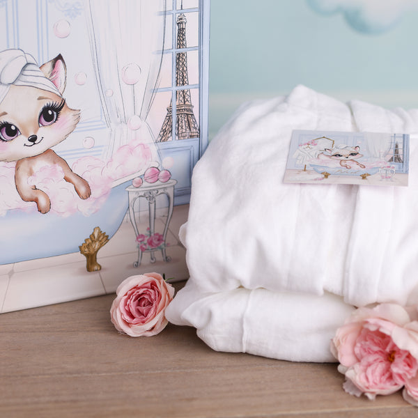 bathrobe for little girls The Cloud Cotton Bathrobes