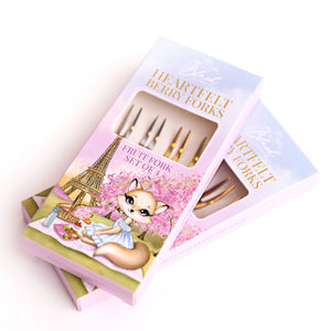 Heartfelt Fruit Forks - Blush the fox