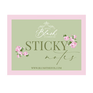 Garden Sticky Notes by Blush