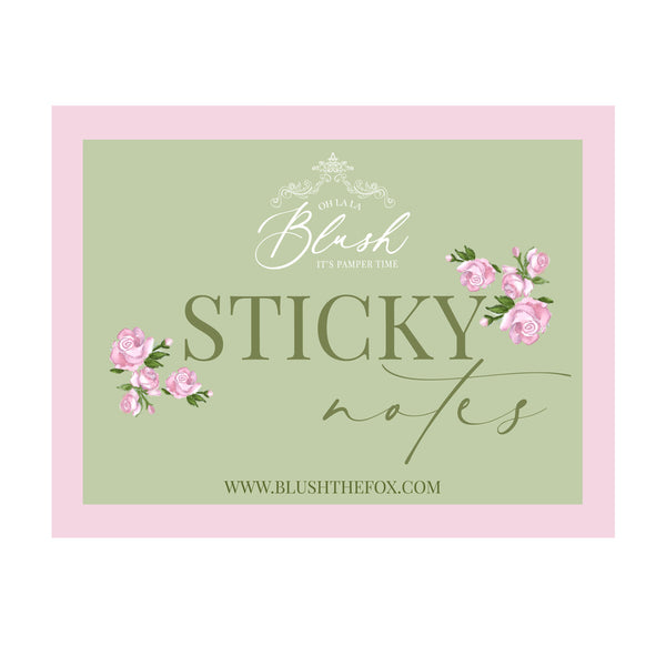 Garden Sticky Notes by Blush